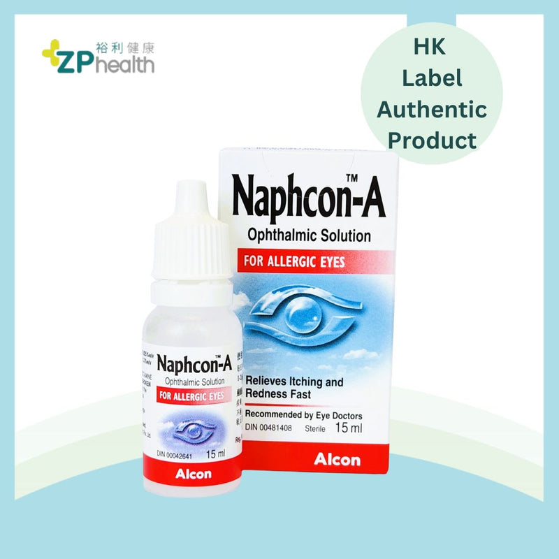 Naphcon-A 15ml [HK Label Authentic Product] exp 20261201