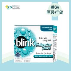 Blink Intensive Tears Protective Eye Drops 20x0.4ml single-use containers, preservative free