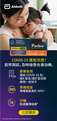 Panbio™ COVID-19/Flu A&B Panel Self Test 4T [HK Label Authentic Product]
