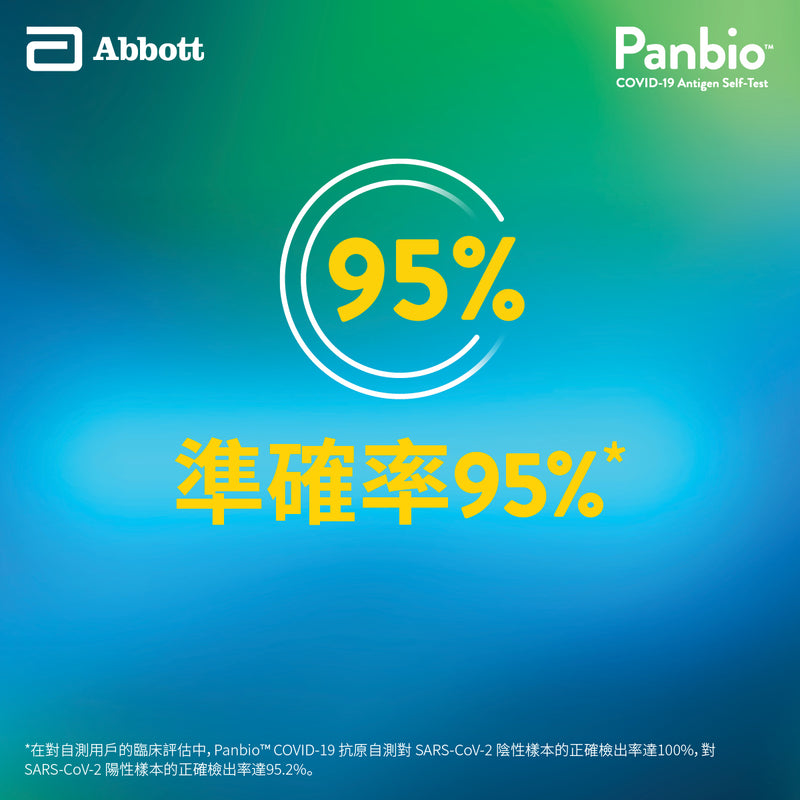 (Super Sales!!) Abbott Panbio COVID-19 Antigen Self-test 20T [HK Label Authentic Product]