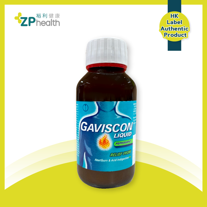 Gaviscon Original Liquid 200ML [HK Label Authentic Product] Expiry: 2024-09-01