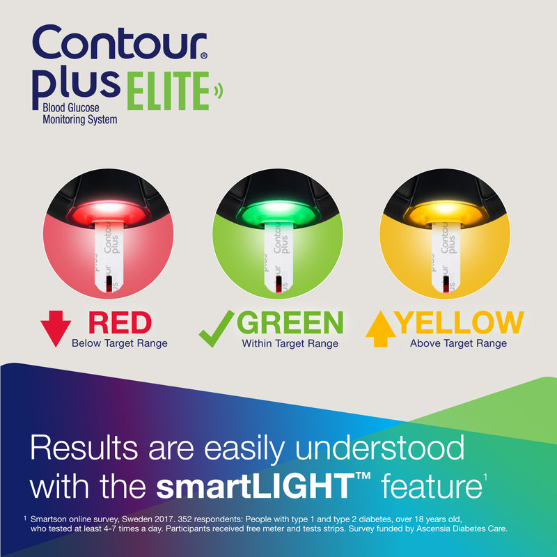 CONTOUR®PLUS ELITE Self Monitoring Blood Glucose Meter Set (with free gift) [HK Label Authentic Product]
