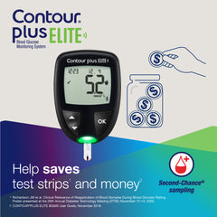 CONTOUR®PLUS ELITE Self Monitoring Blood Glucose Meter Set (with free gift) [HK Label Authentic Product]