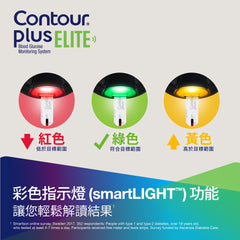 CONTOUR®PLUS ELITE Self Monitoring Blood Glucose Meter Set (with free gift) [HK Label Authentic Product] Expiry: 20241201