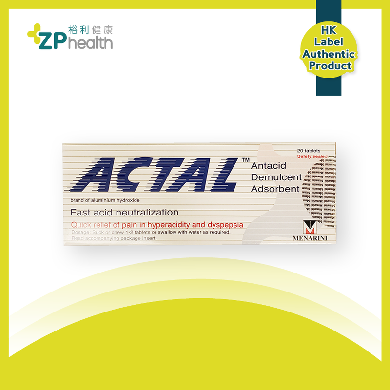 ACTAL TAB 360MG 20'S [HK Label Authentic Product]