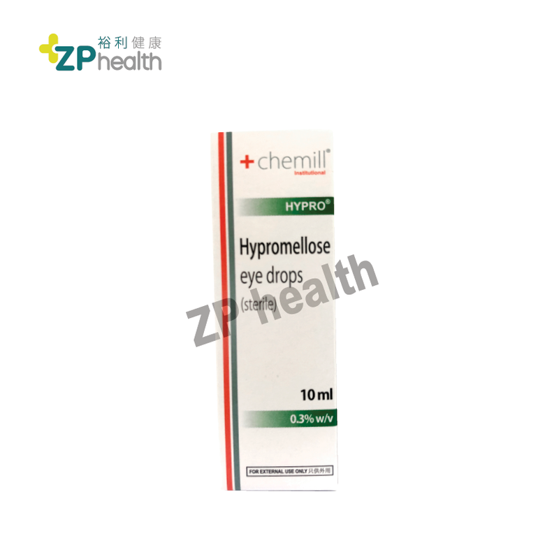HYPRO Hypromellose eye drops 0.3% W/V 10mL [HK Label Authentic Product]  Expiry: 01 Jul 2024